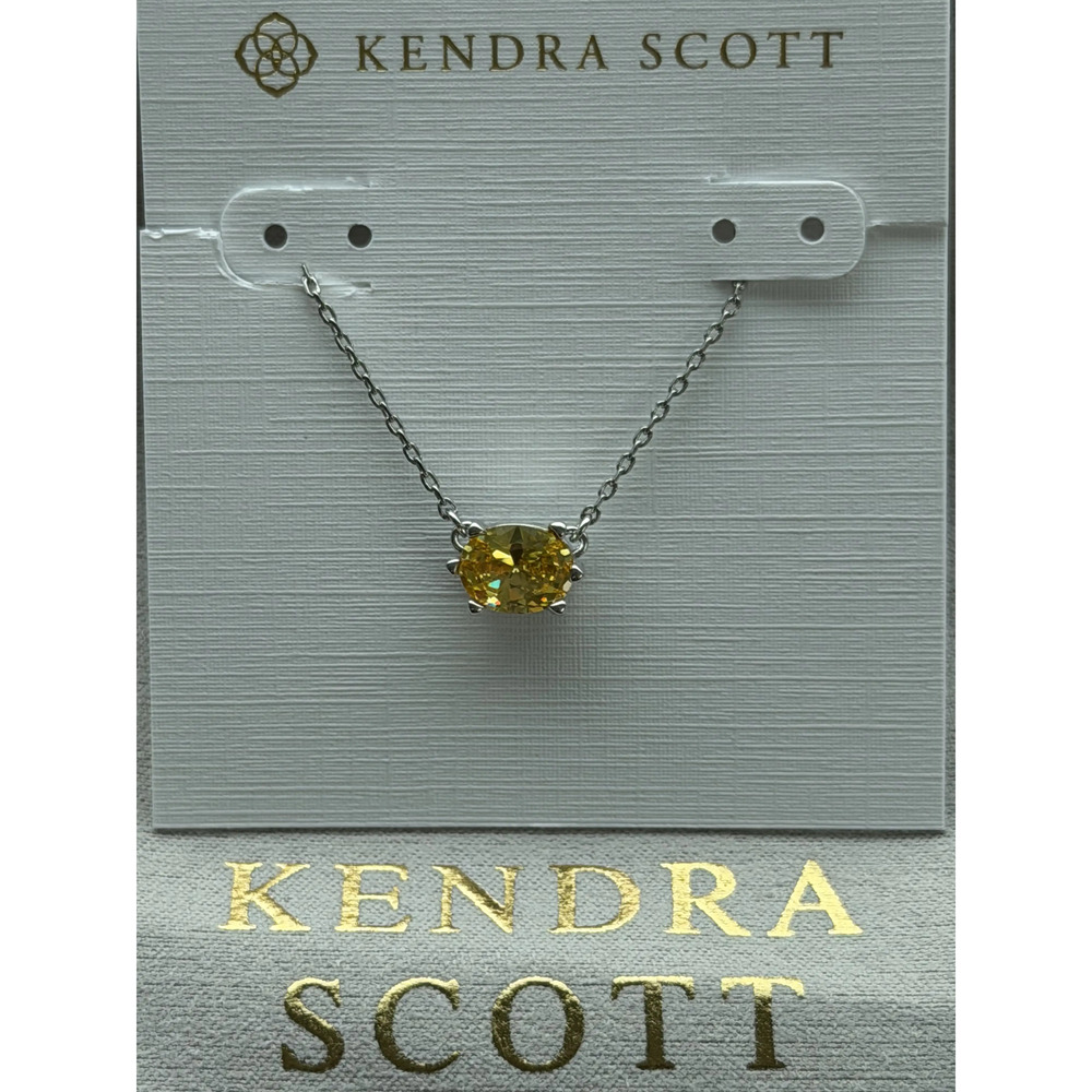 Kendra Scott orange necklace